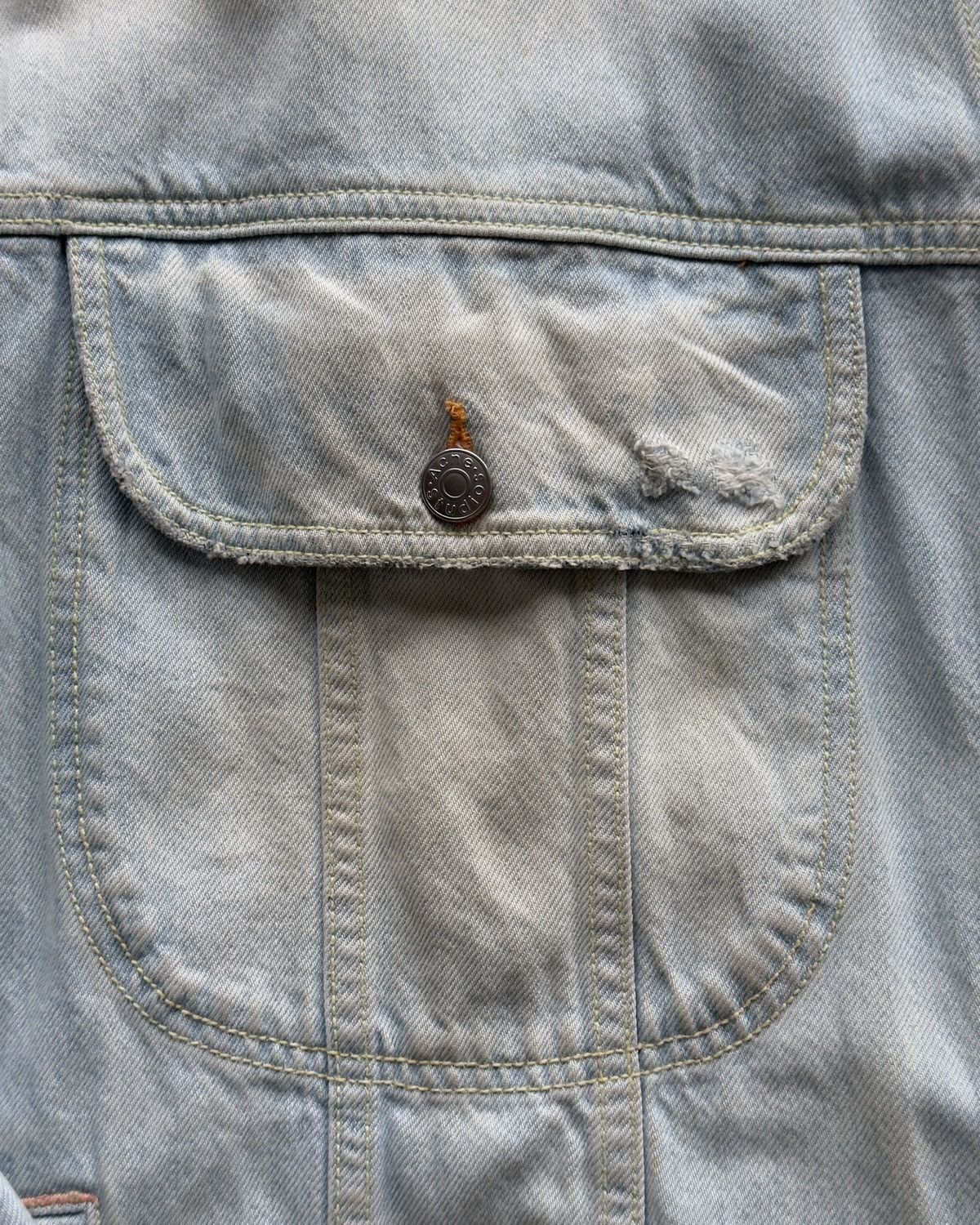 Acne Studios Acne Studios Blå Konst Denim Jacket Size US XS / EU 42 / 0 - 4 Thumbnail