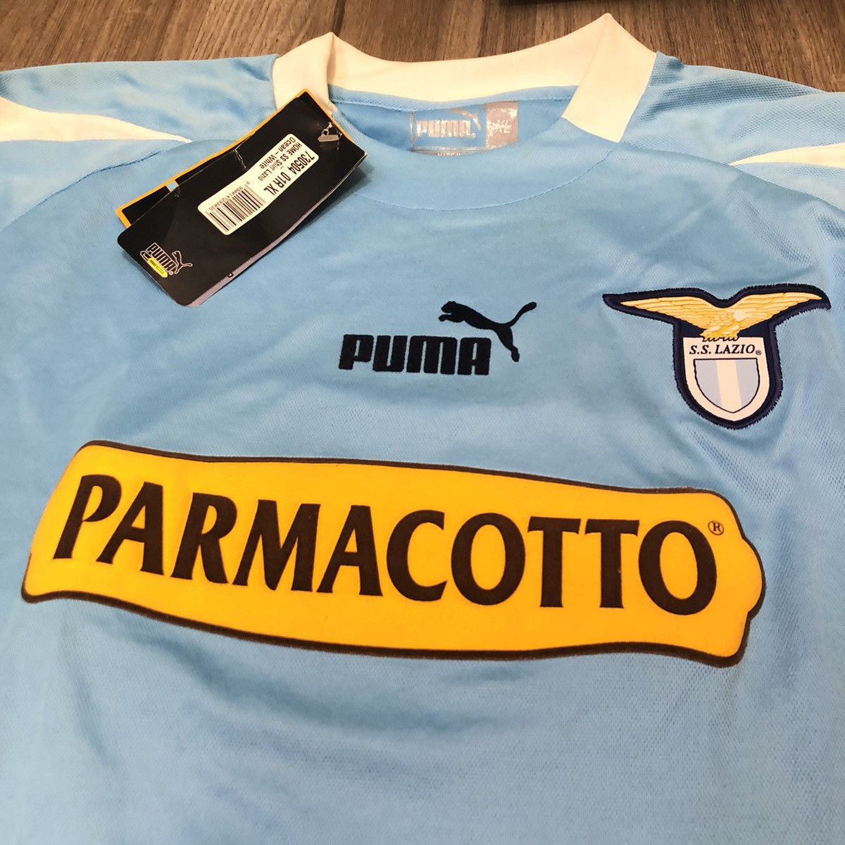 Lotto Sport Lazio 03/04 home shirt (Bnwt) Size US XL / EU 56 / 4 - 3 Thumbnail