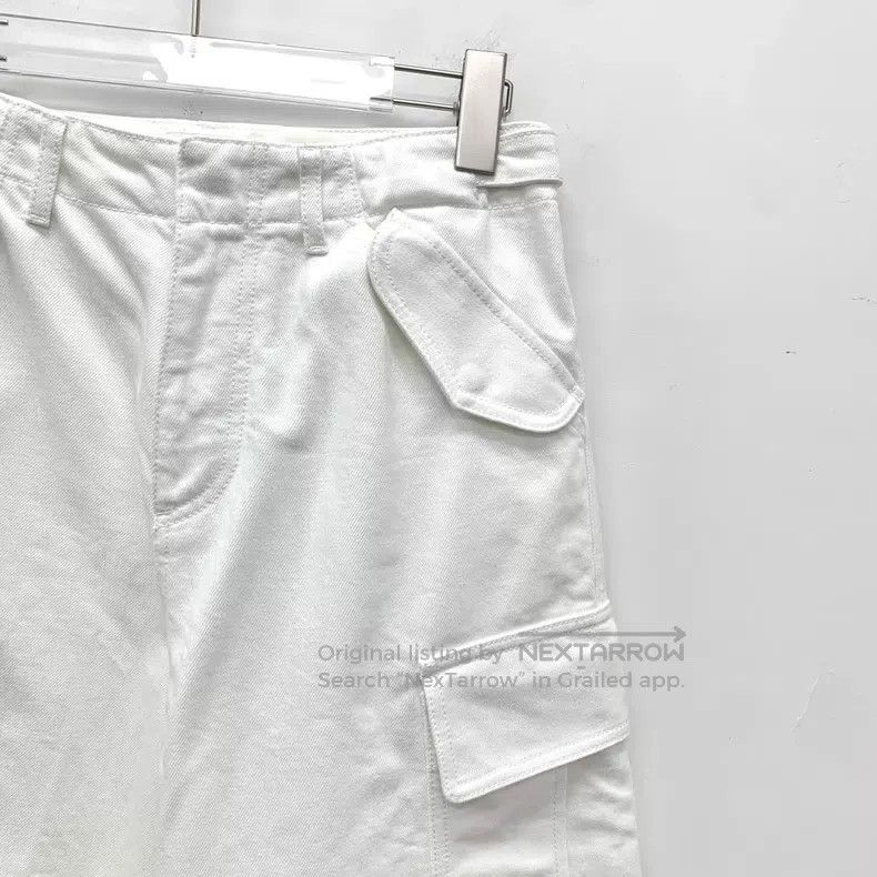 Dior Dior White animal graffiti design workwear wide-leg trouse Size 24" / US 00 / IT 34 - 3 Thumbnail