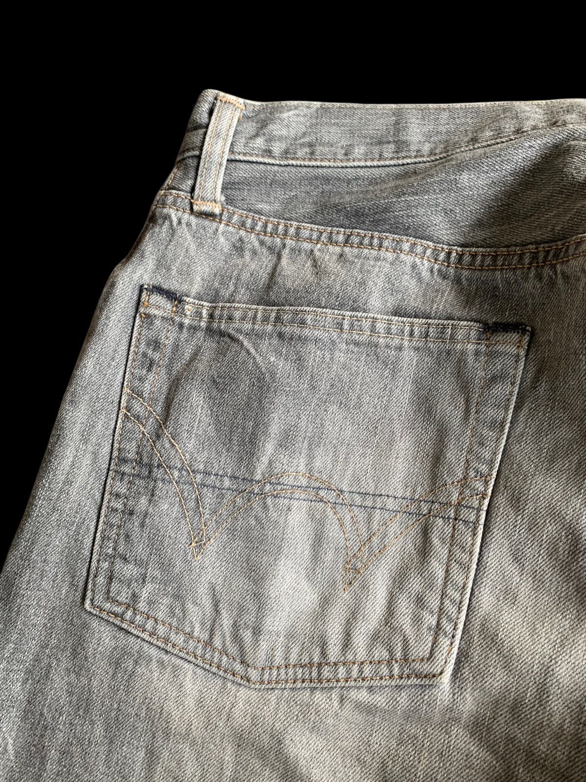 If Six Was Nine VINTAGE EDWIN 505S SELVEDGE FADED DISTRESSED SHORT DENIM Size US 32 / EU 48 - 13 Thumbnail