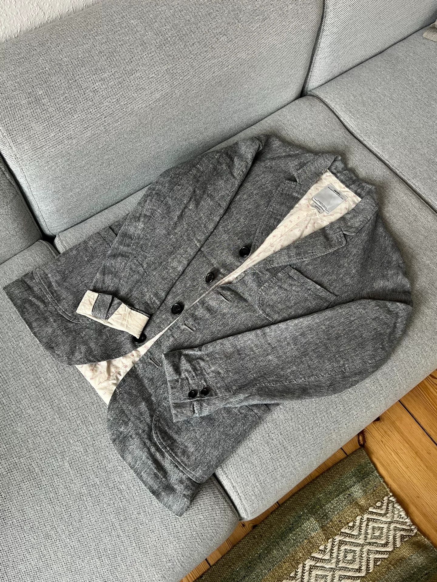 Visvim visvim Gray Blazer with Black Buttons Size US L / EU 52-54 / 3 - 1 Thumbnail