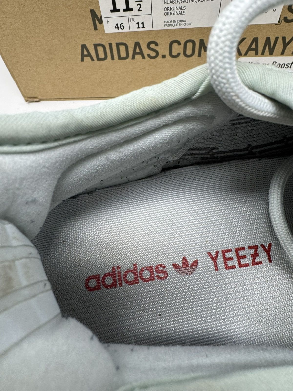 Adidas Yeezy Boost 350 V2 Blue Tint 2017 Size US 11.5 / EU 44-45 - 9 Thumbnail