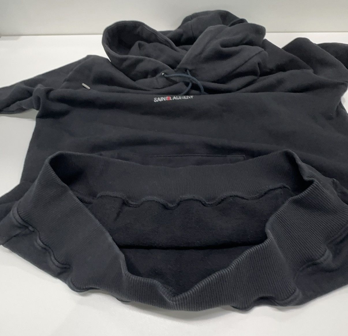 Saint Laurent Paris Saint Laurent Cotton hooded sweatshirt Size US L / EU 52-54 / 3 - 8 Thumbnail