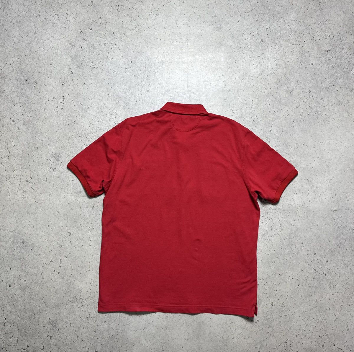 La Martina La Martina #3 Big Logo Polo Shirt Luxury Red Size XL Size US XL / EU 56 / 4 - 10 Thumbnail