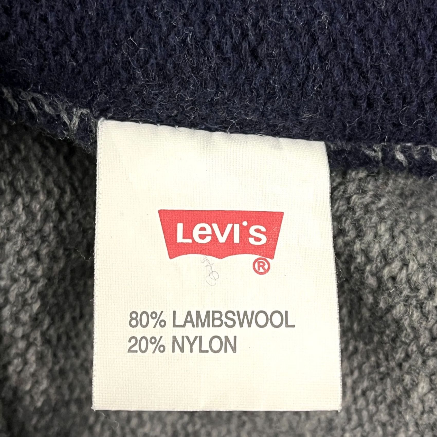 Levi's Levis Sweater Mens S Blue Gray Striped Crew Jumper Pullover Knit Wool Wool Blend Portugal Regular Vintage? No Size US S / EU 44-46 / 1 - 4 Thumbnail