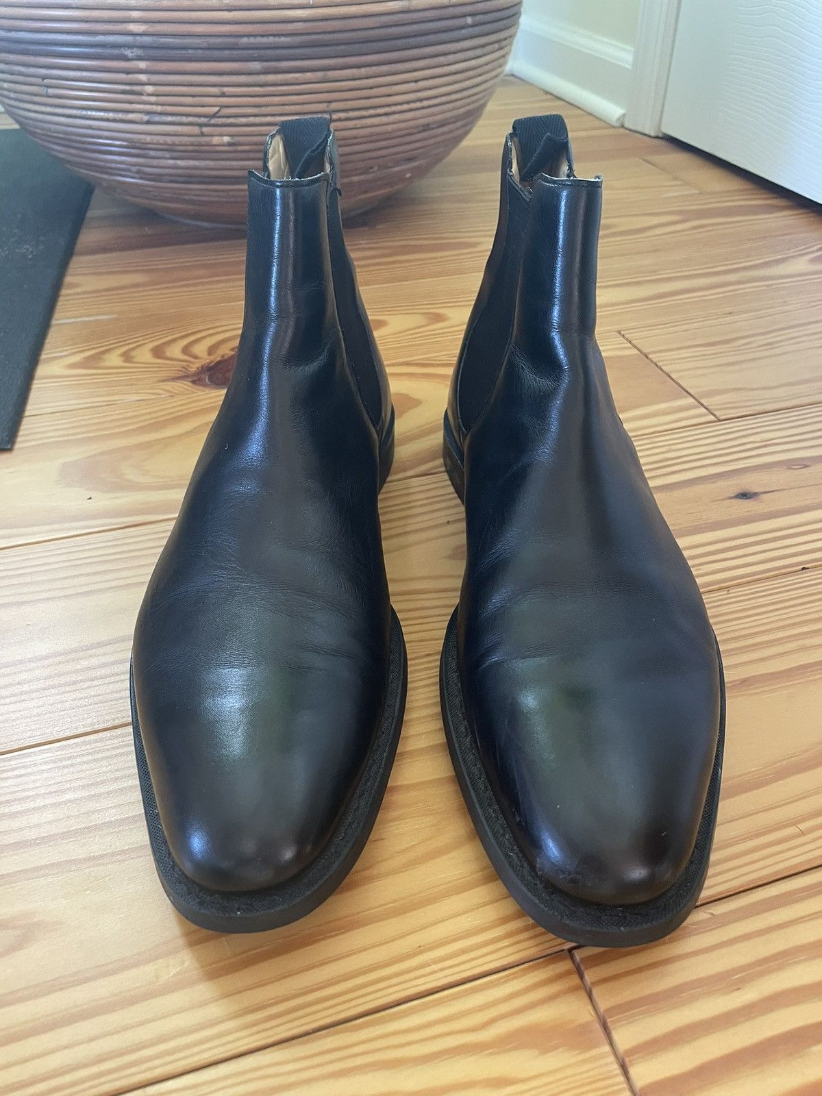 Church's Classic “Ely" Black Leather Chelsea Boots Size 105F / 10.5D Size US 11 / EU 44 - 9 Thumbnail