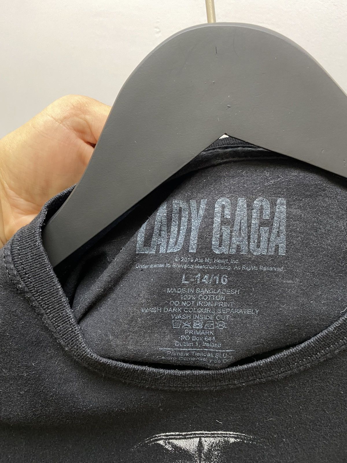 Band Tees × Vintage LADY GAGA POP ATE MY HEART BAND T SHIRT TEE Size US L / EU 52-54 / 3 - 11 Thumbnail