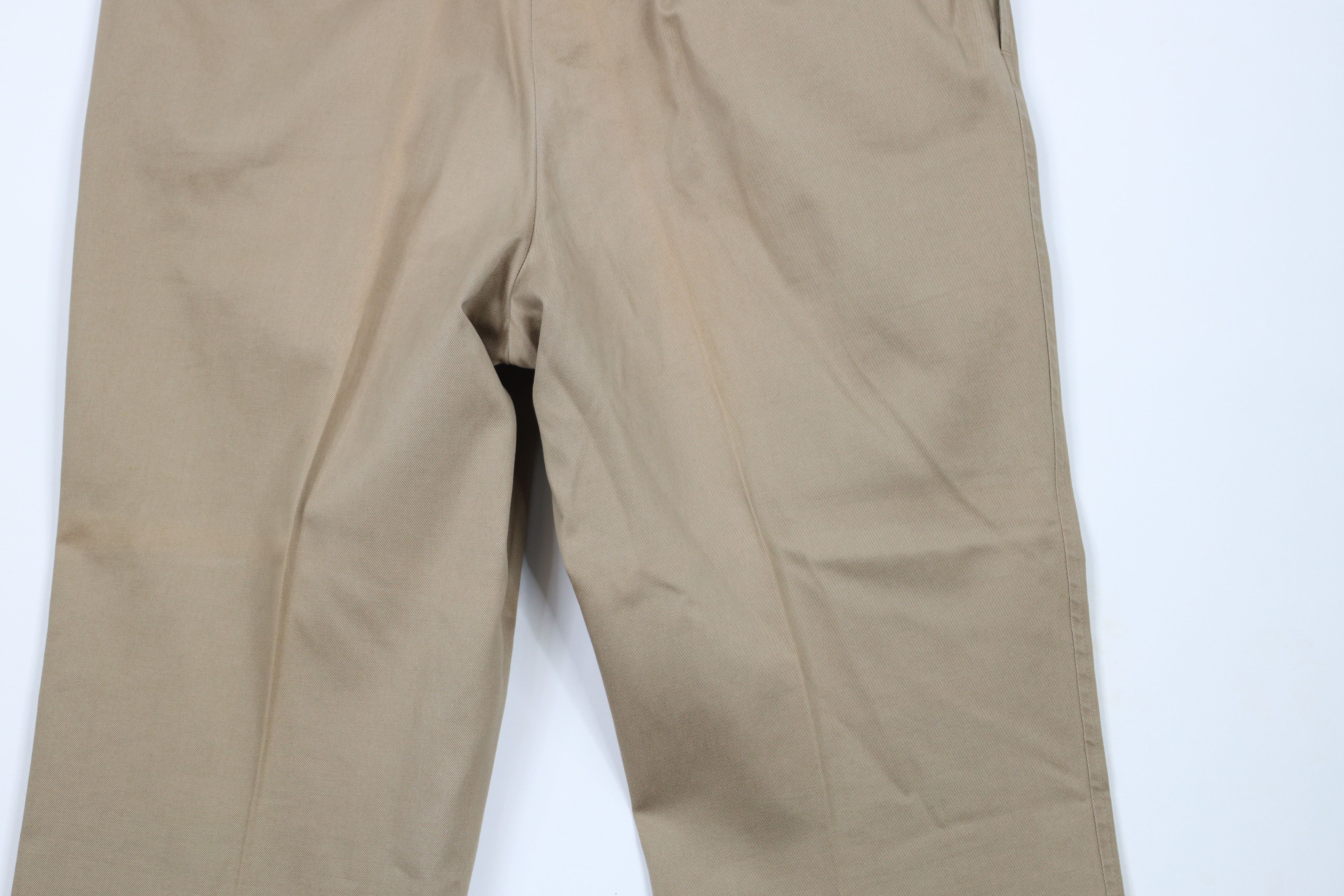 Lands' End × Vintage Vintage 70s Lands End Cuffed Wide Leg Chino Pants USA Size US 36 / EU 52 - 13 Thumbnail