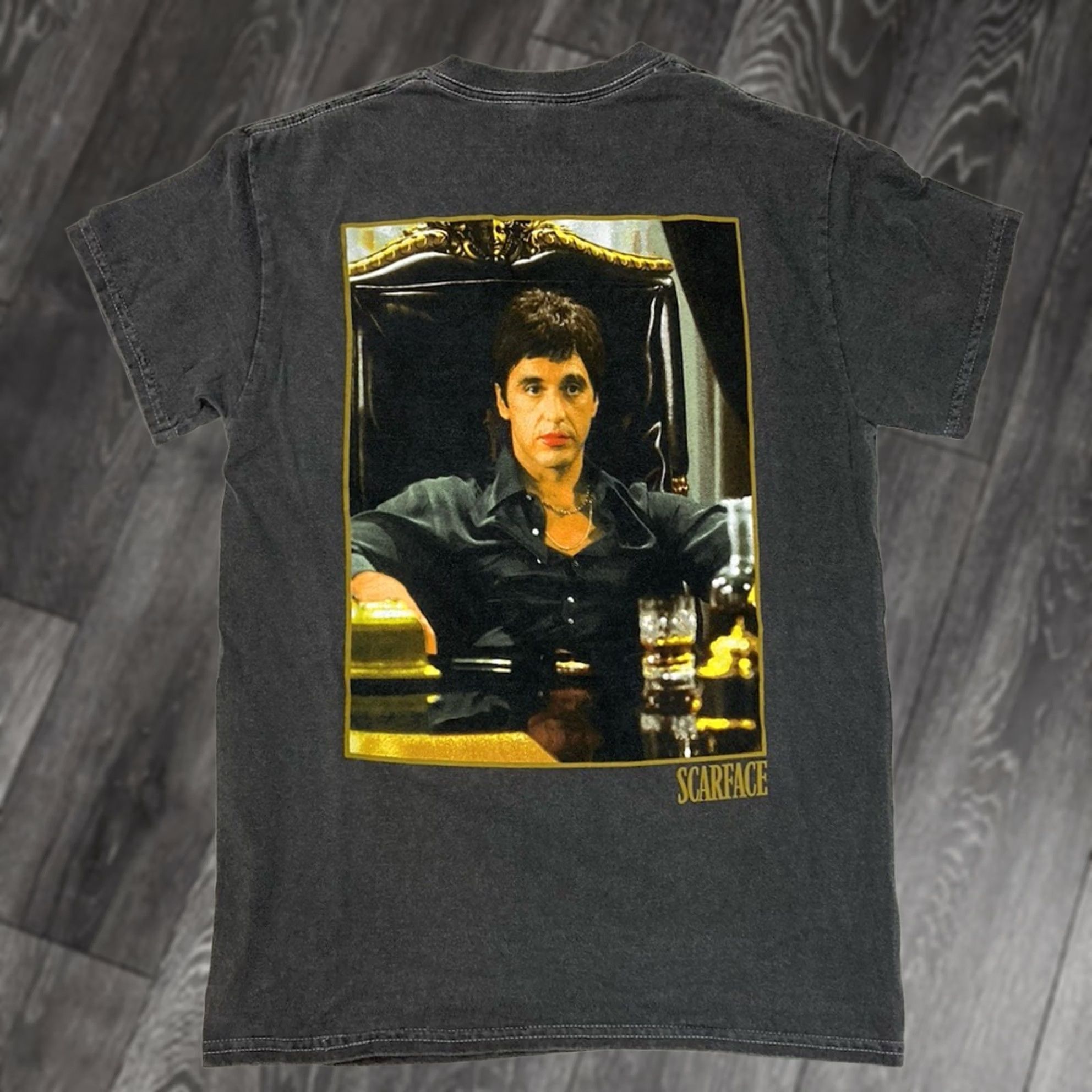 Ripple Junction Scarface Movie Graphic T-Shirt Men Small Gray Short Sleeve Size US S / EU 44-46 / 1 - 1 Thumbnail
