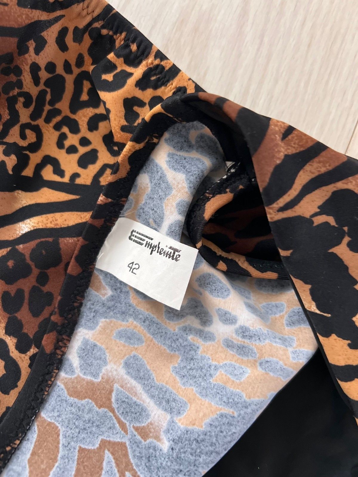 Other Empreinte Swim Bikini Bottom Leopard Brown ( 42 ) Size 30" / US 8 / IT 44 - 3 Thumbnail