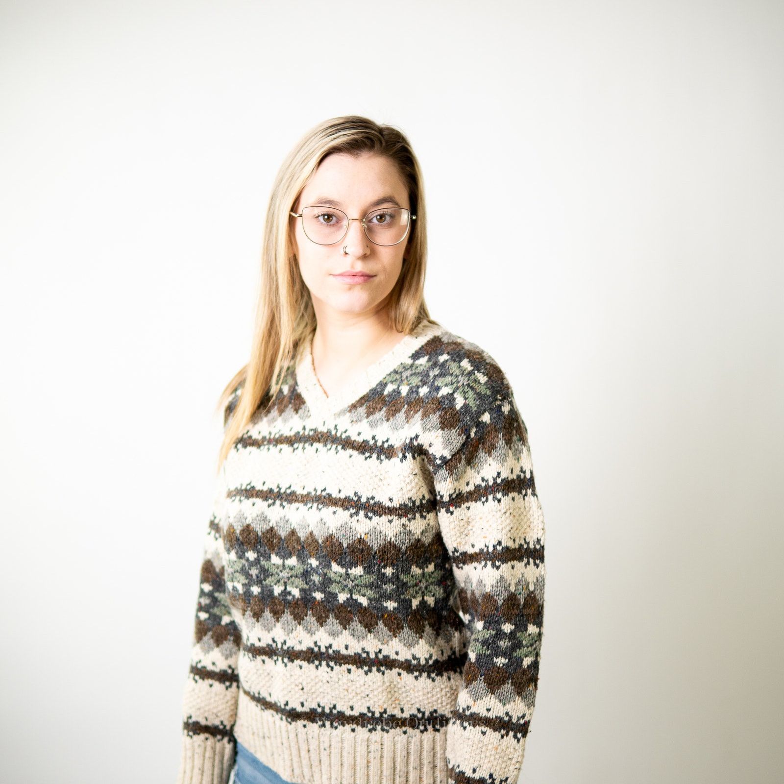 Vintage Vintage 90’s Chunky Knit Reference Point Sweater - S Size S / US 4 / IT 40 - 7 Thumbnail