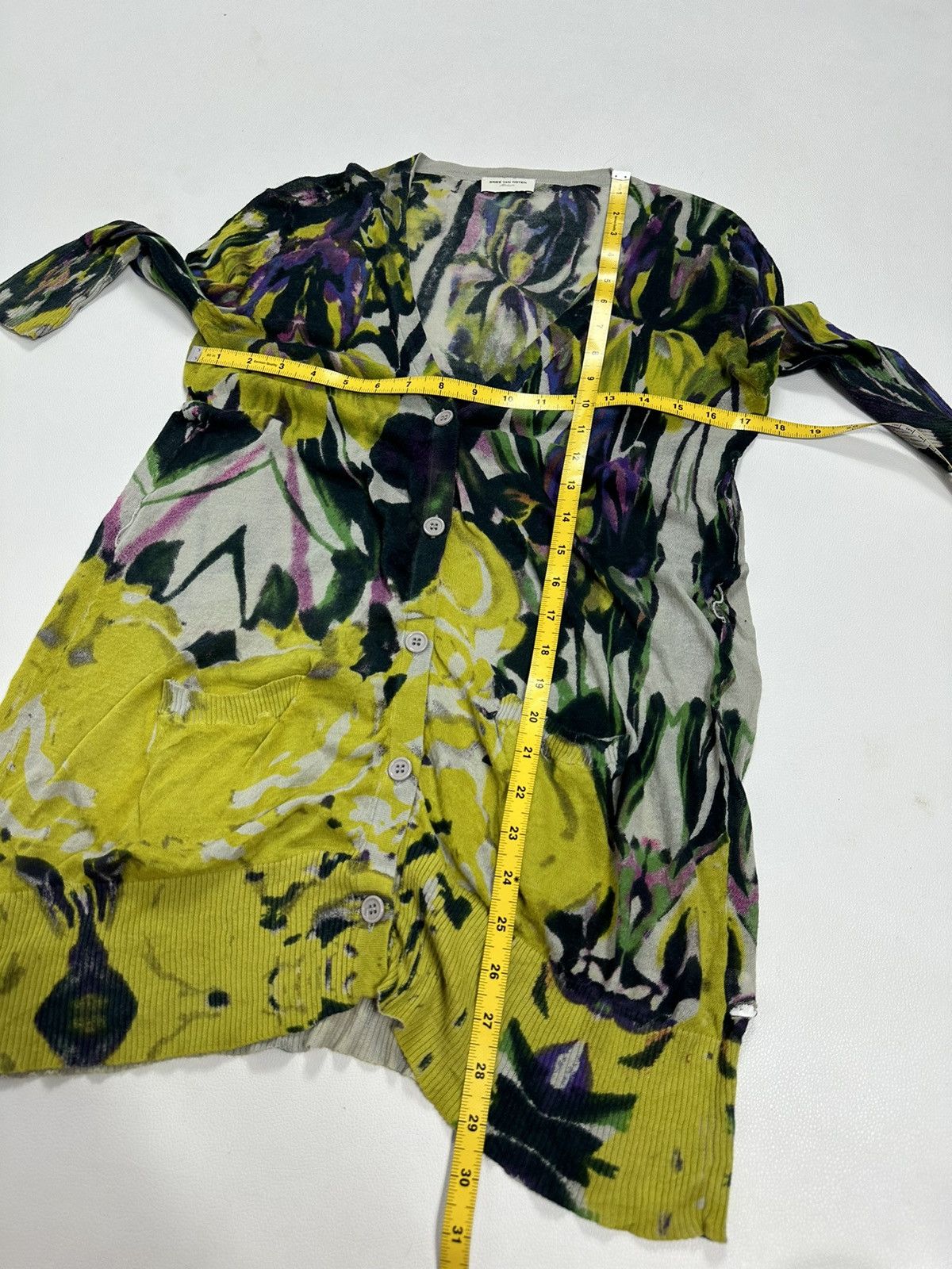 Dries Van Noten Dries Van Noten Multicolored Art Cardigan Size M / US 6-8 / IT 42-44 - 13 Thumbnail