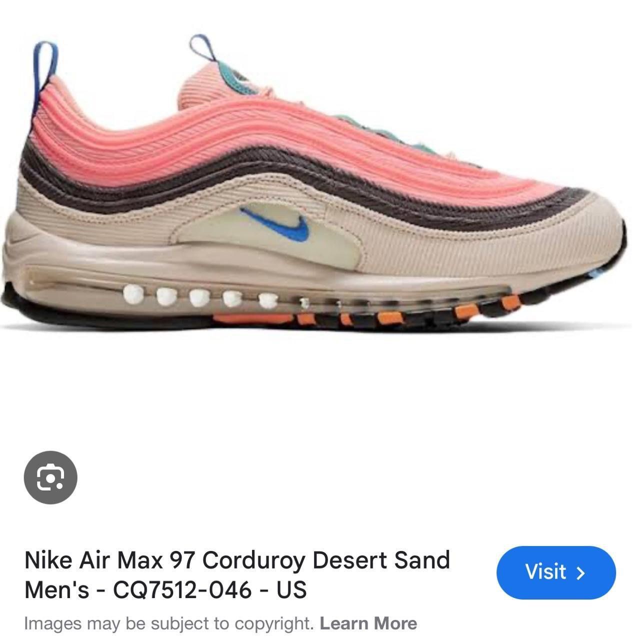 Nike Nike Air Max 97 Corduroy Desert Sand Size US 9 / IT 39 - 1 Thumbnail