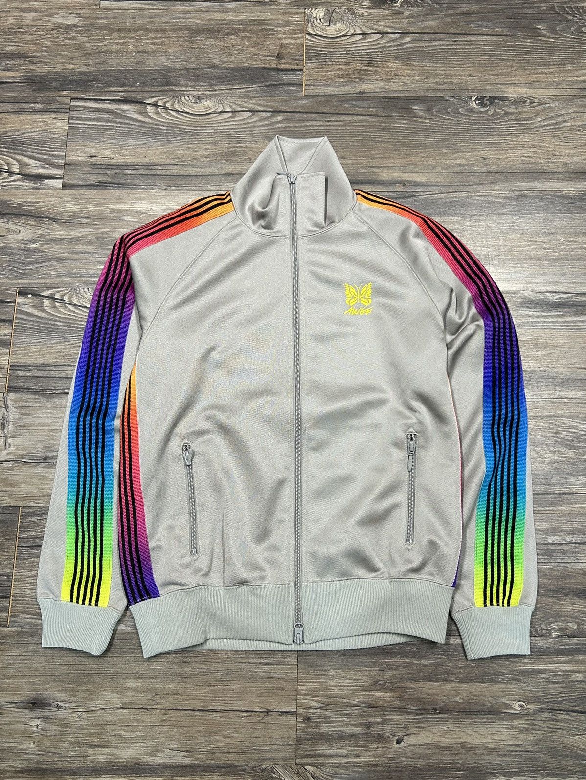 Needles Needles Awge Rainbow Track Jacket | Grailed