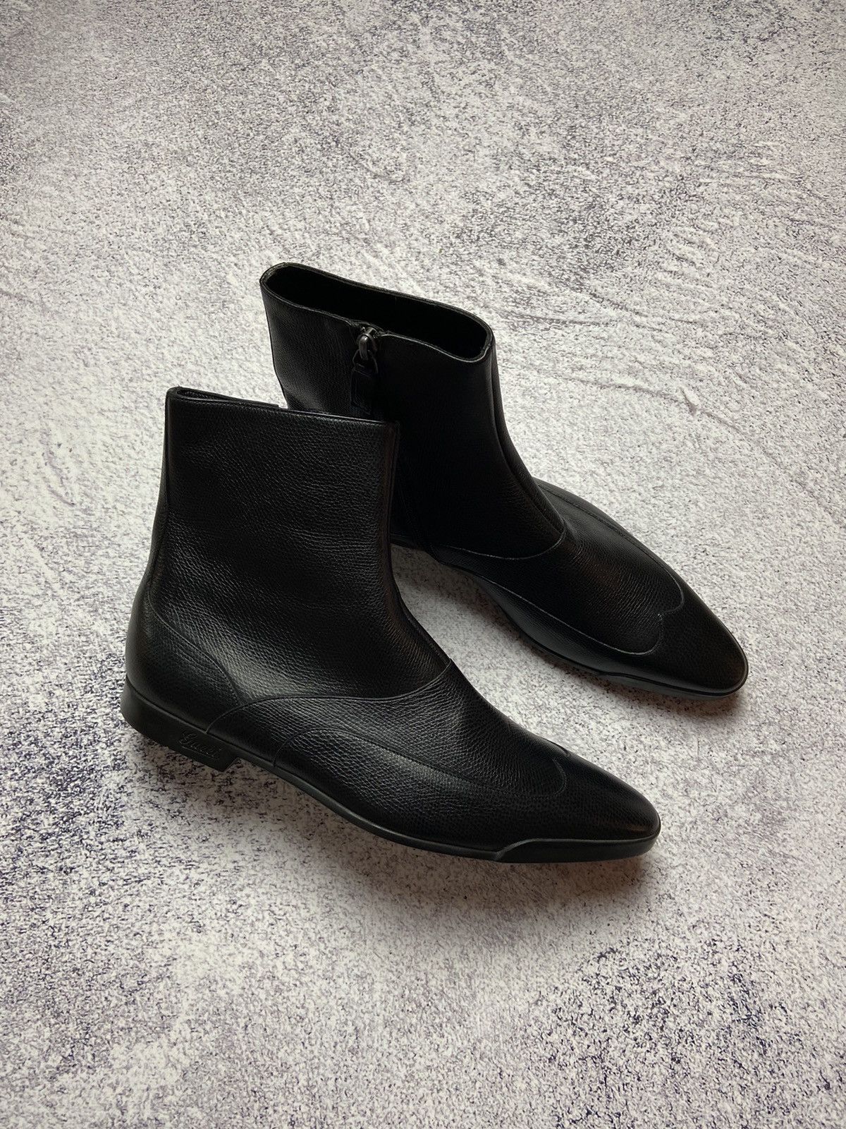 Gucci Gucci Leather Shoes Chelsea Boots Italian Designer Sneakers Size US 7 / EU 40 - 2 Thumbnail
