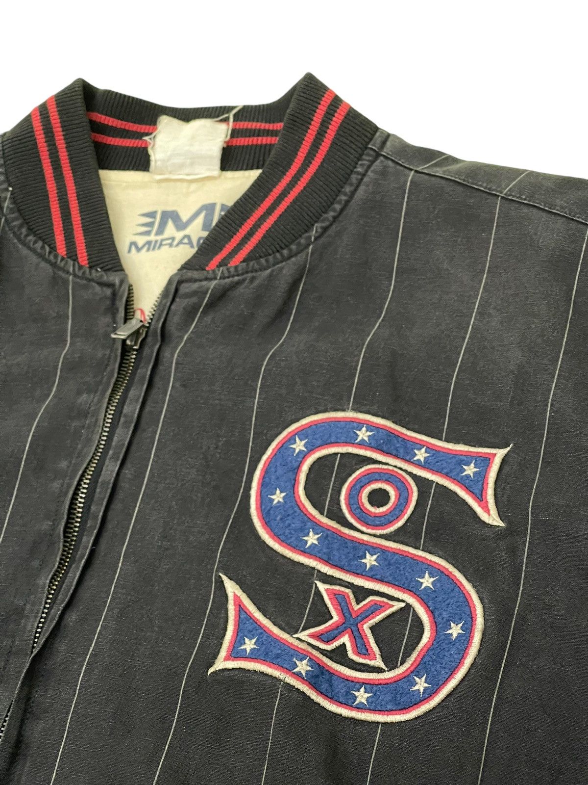 Sports Specialties Reversible Vtg 90s Chicago White Sox MLB Varsity Jacket 5🟩6 Size US L / EU 52-54 / 3 - 11 Thumbnail
