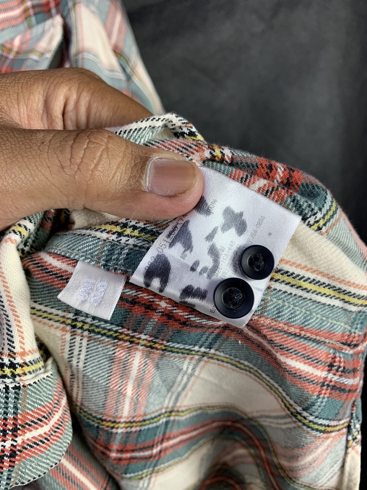 Japanese Brand × Uniqlo Steals! Uniqlo Double Pocket Flannel Plaid Checkered Shirt Size US M / EU 48-50 / 2 - 5 Thumbnail