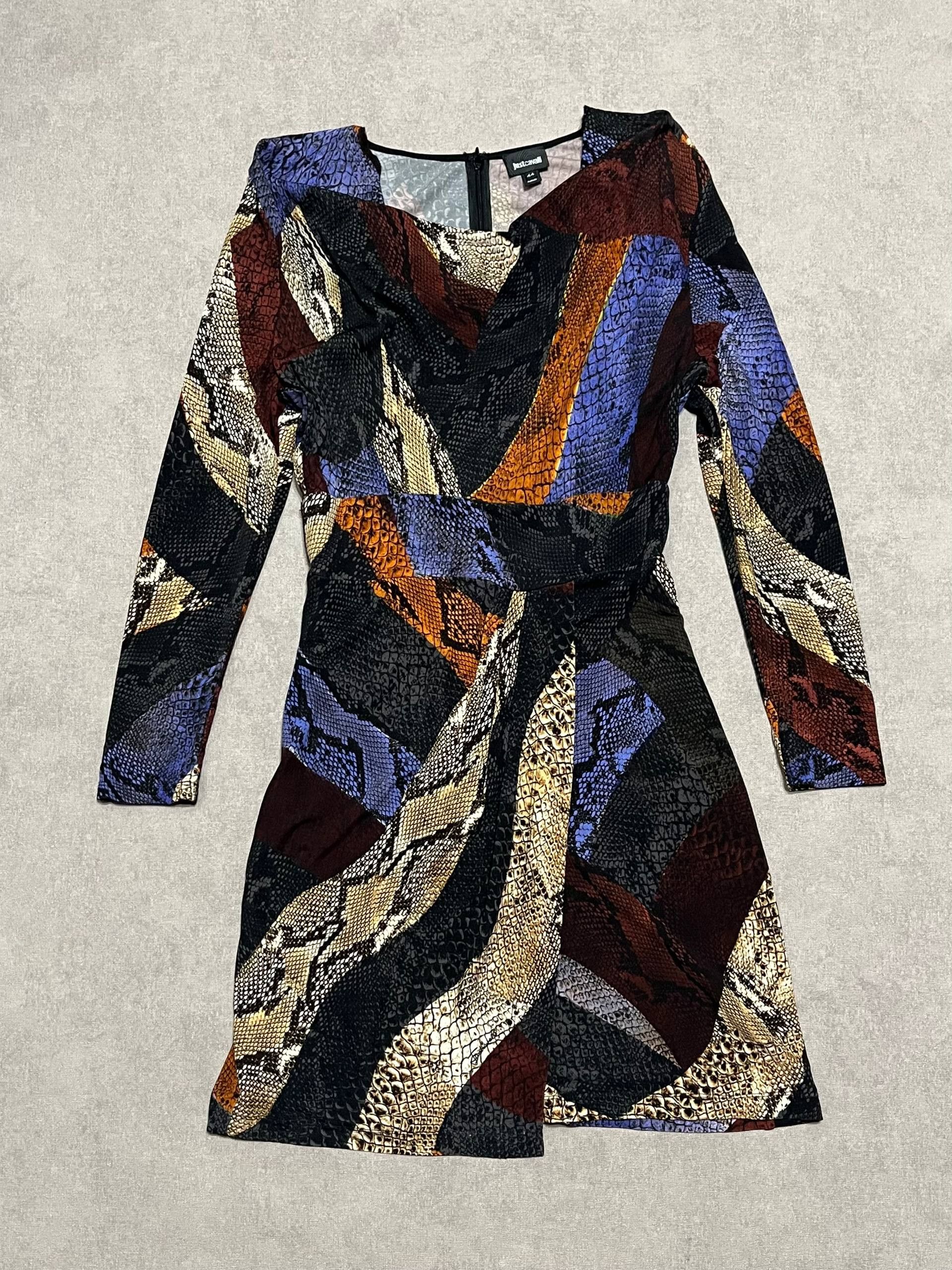 Just Cavalli ROBERTO JUST CAVALLI Snake Print Long Sleeve Dress Sz44 Size M / US 6-8 / IT 42-44 - 1 Thumbnail