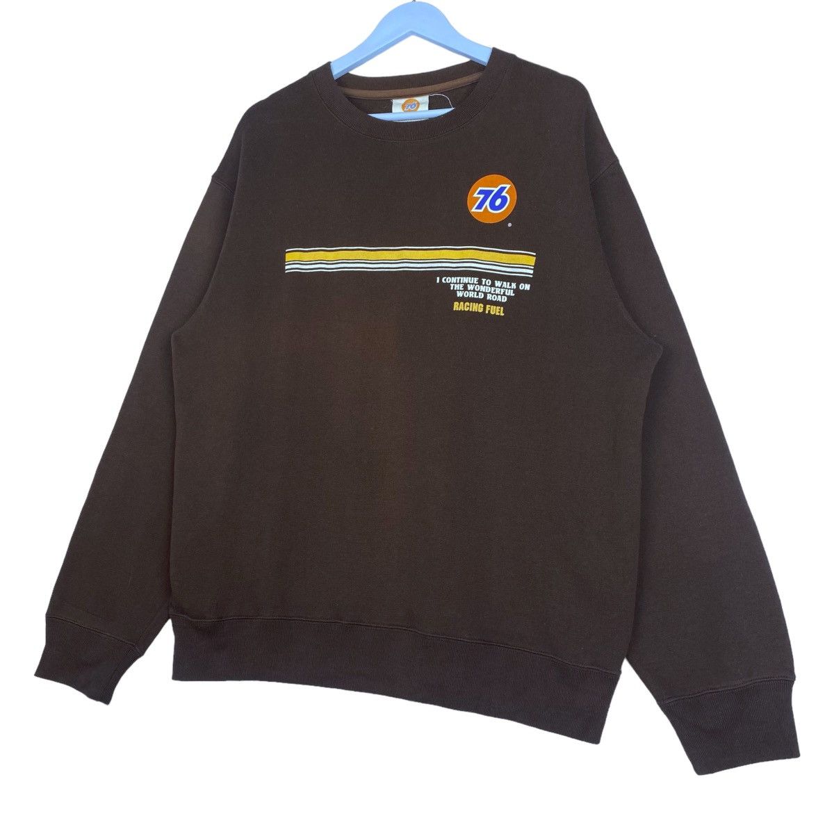 Designer × Vintage 76 Lubricants Sweatshirt Crewneck Pull Over Jumper Size US L / EU 52-54 / 3 - 3 Thumbnail
