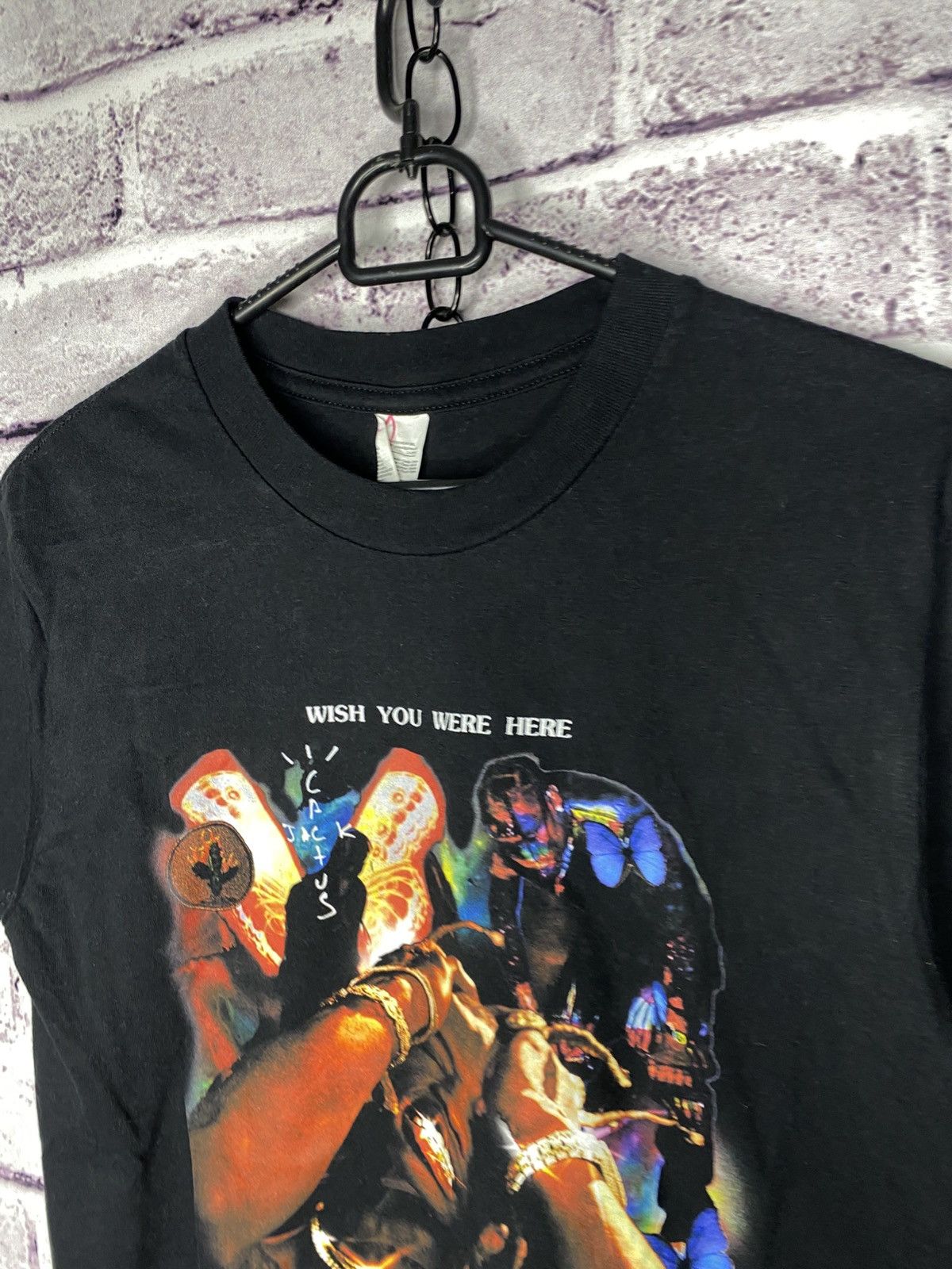 Band Tees Mens Vintage T-Shirt Travis scott with you were here big log Size US S / EU 44-46 / 1 - 3 Thumbnail