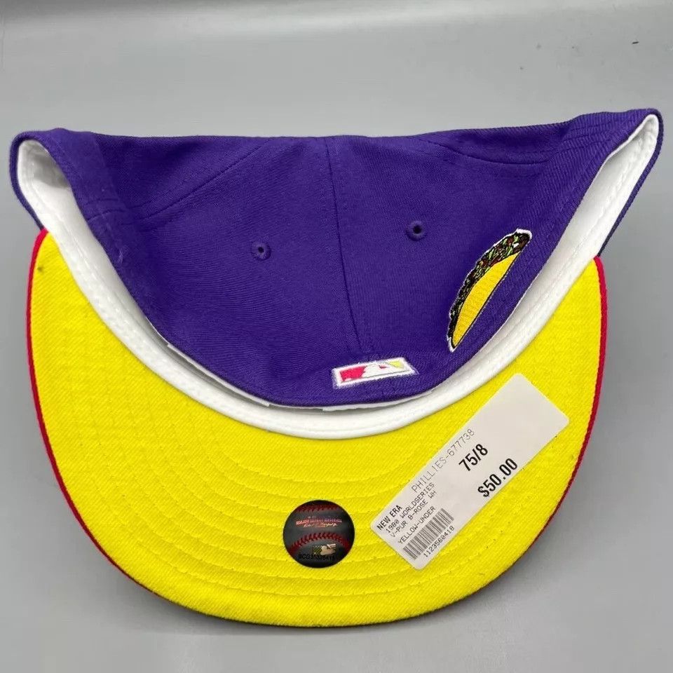 New Era Philadelphia Phillies Hat Men 7 5/8 59Fifty New Era Fitted Size ONE SIZE - 7 Thumbnail