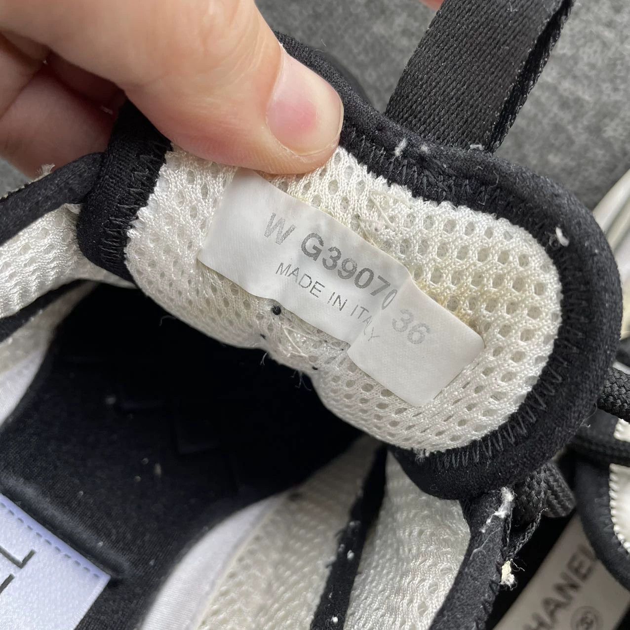 Chanel Chanel 95 New Gray White Sneakers 36 EU Size US 5.5 / IT 35.5 - 8 Thumbnail