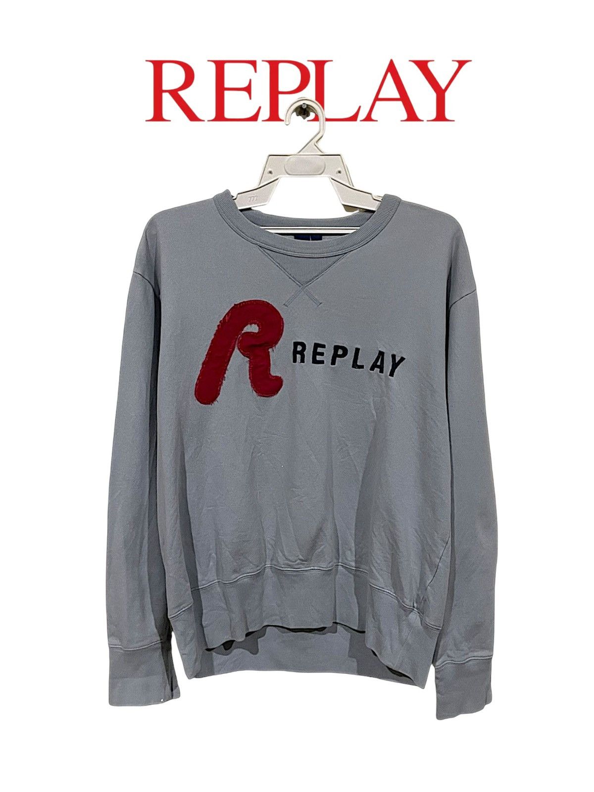 Grailed × Replay Replay Vintage Distressed Sweatshirt Size US M / EU 48-50 / 2 - 1 Thumbnail