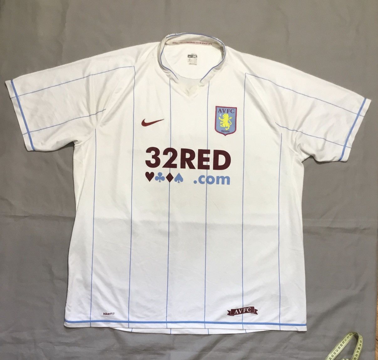 Nike Aston Villa Away Football Shirt 07/08 Adults Size 3XL Nike Size US XXL / EU 58 / 5 - 1 Thumbnail