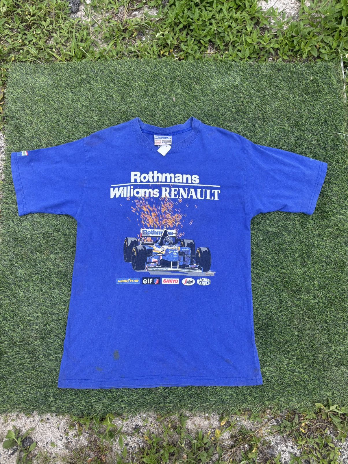 Vintage Vintage Rothmans Williams Racing Tshirt Size US L / EU 52-54 / 3 - 1 Thumbnail