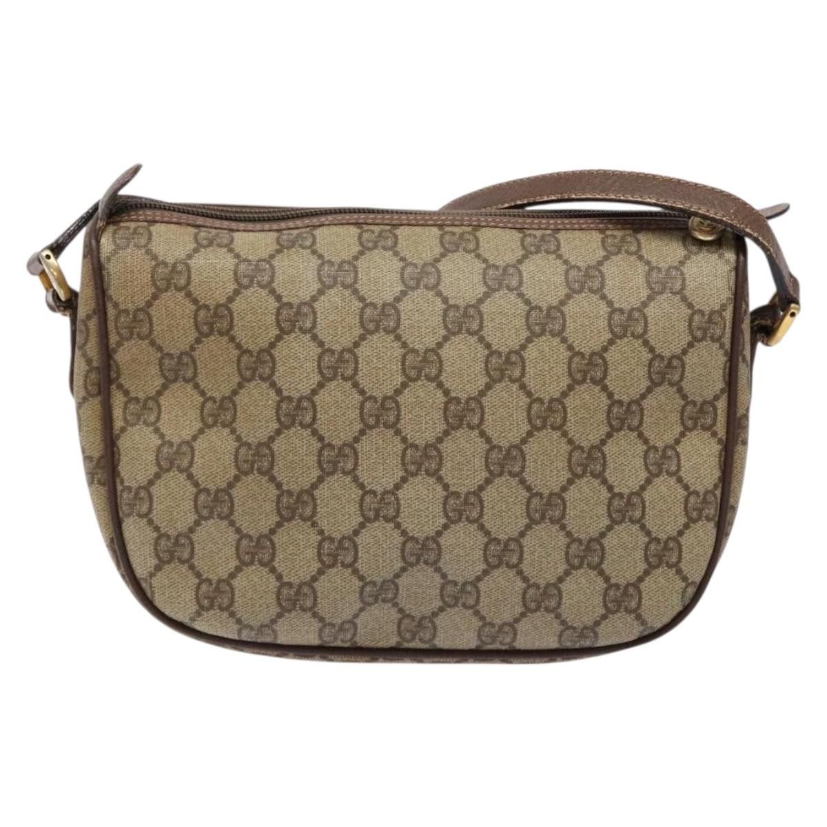 Gucci GUCCI GG Supreme Web Sherry Line Shoulder Bag Pvc Beige 001 Size ONE SIZE - 3 Thumbnail