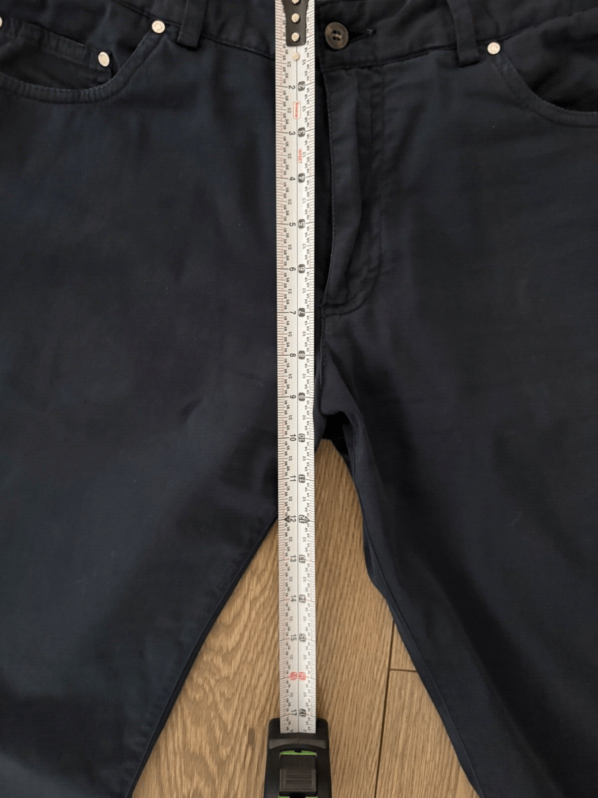 Paul & Shark Paul & Shark Men's 32x32 Soft Touch Navy Blue Chinos Pants Size US 32 / EU 48 - 5 Thumbnail