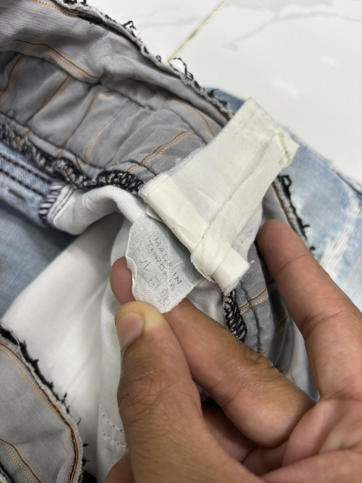 Dolce & Gabbana Dolce & Gabbana Double Waist Thrashed Distressed Denim Jeans Size 30" / US 8 / IT 44 - 13 Thumbnail