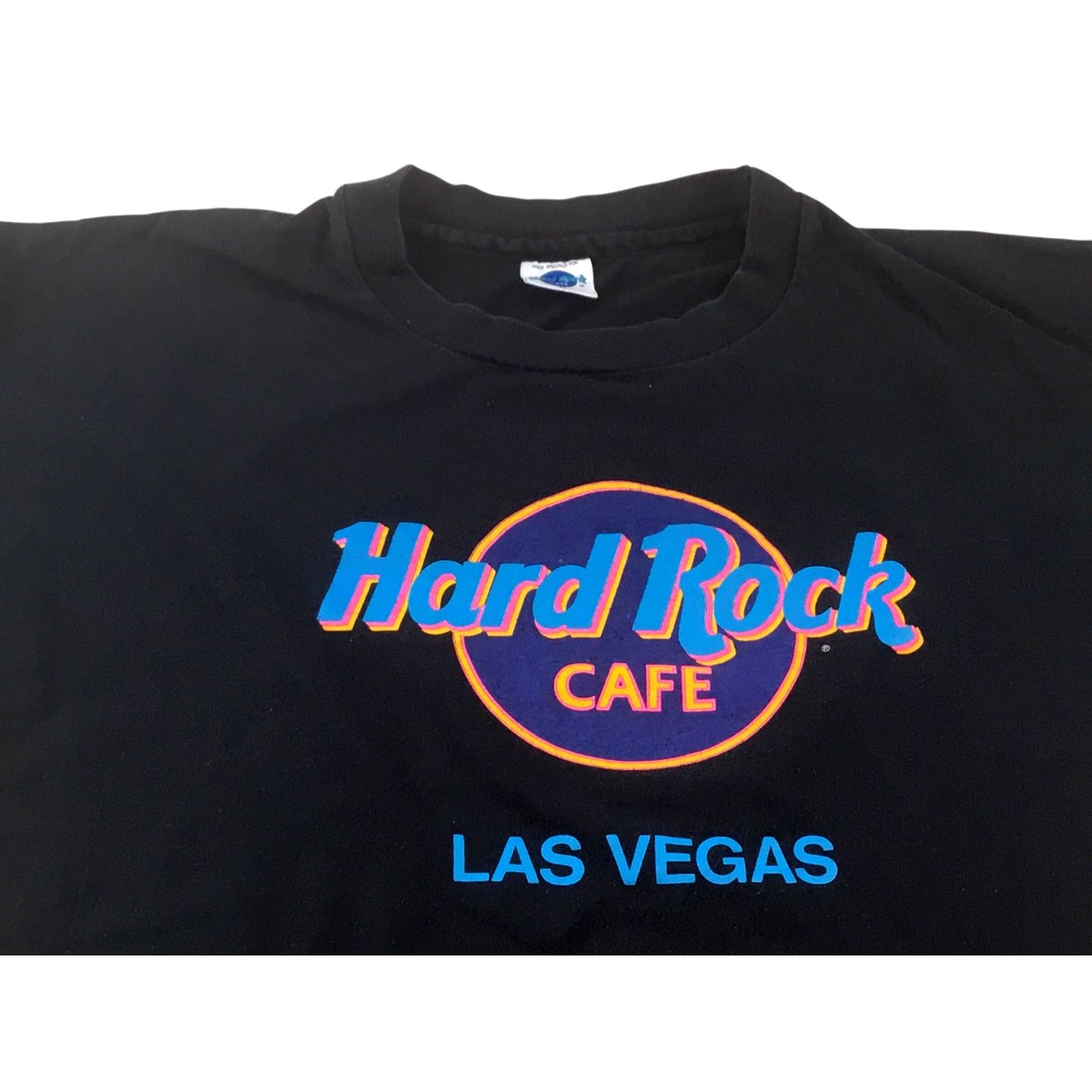 Hard Rock Cafe Hard Rock Cafe Las Vegas Black T-Shirt Classic Logo Size XL Size US XL / EU 56 / 4 - 2 Thumbnail