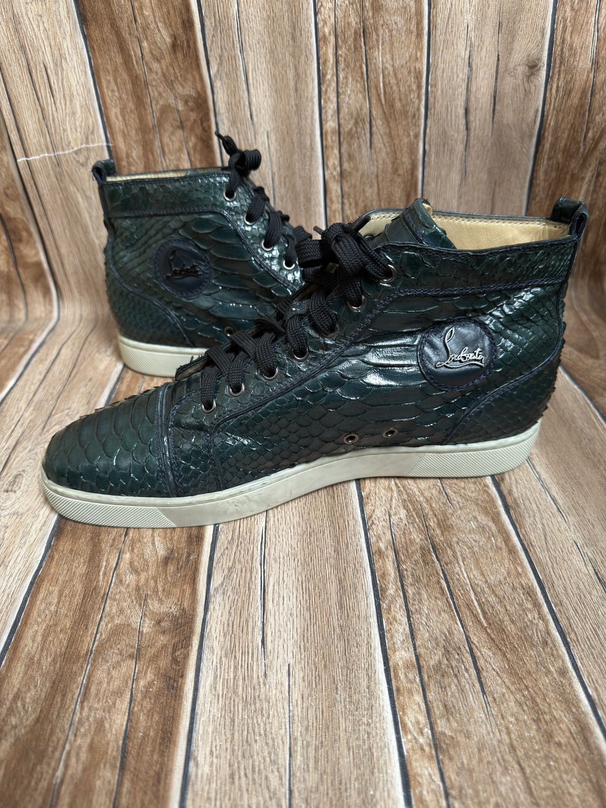 Christian Louboutin 🕷️🔋Louis python sneaker Size US 13 / EU 46 - 8 Thumbnail