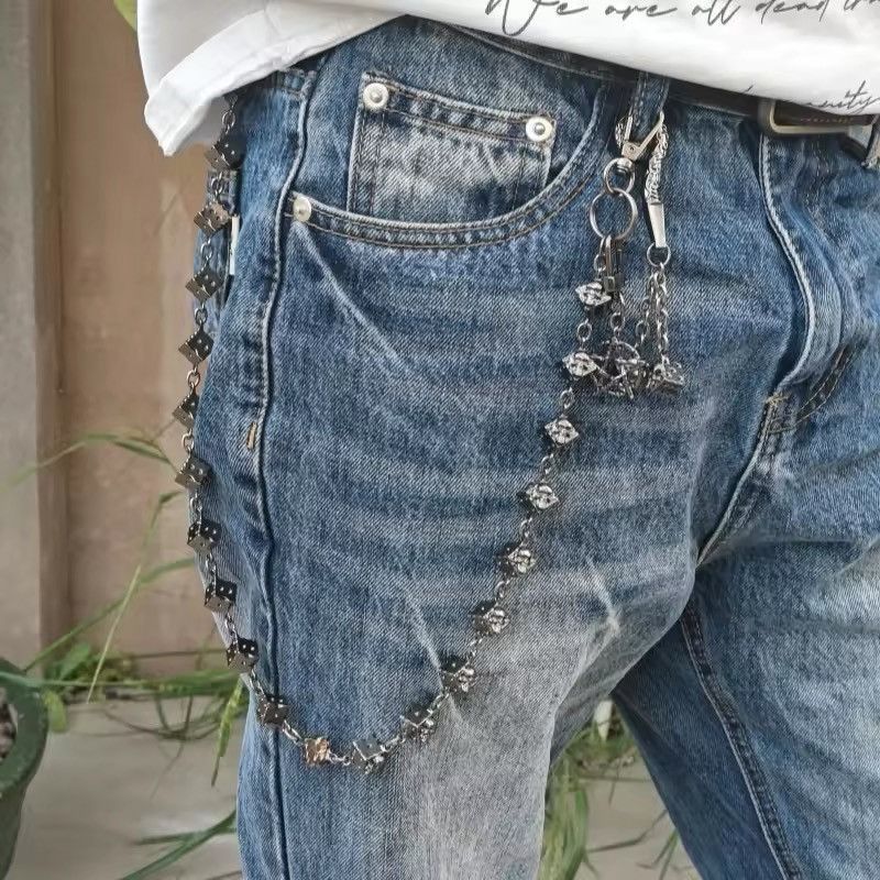 Japanese Brand Dice Motor Rock Wallet Chain Size ONE SIZE - 4 Thumbnail
