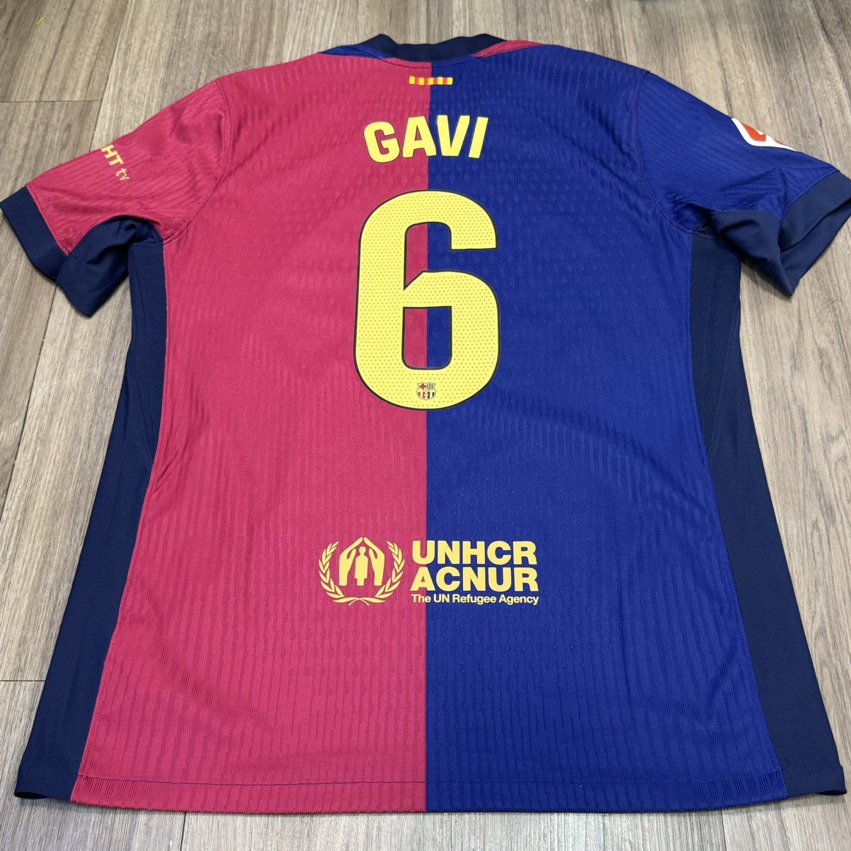 Nike Barcelona 24/25 player issue home shirt #6 Gavi Size US L / EU 52-54 / 3 - 2 Thumbnail