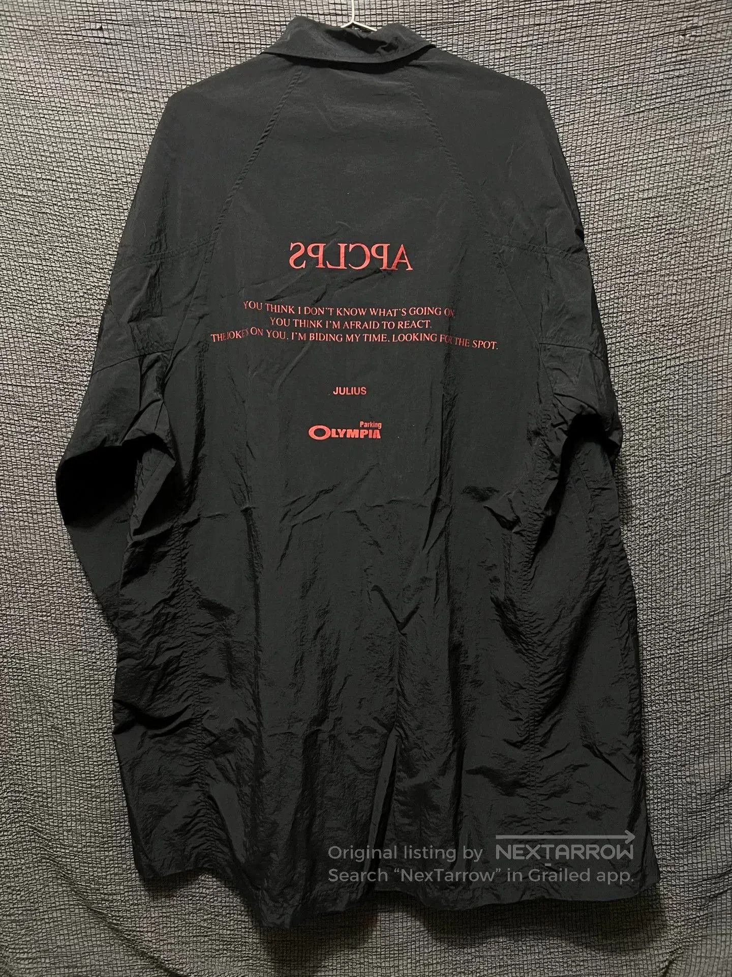 Julius JULIUS 18SS Parking Collection Jacket. Size US S / EU 44-46 / 1 - 2 Thumbnail