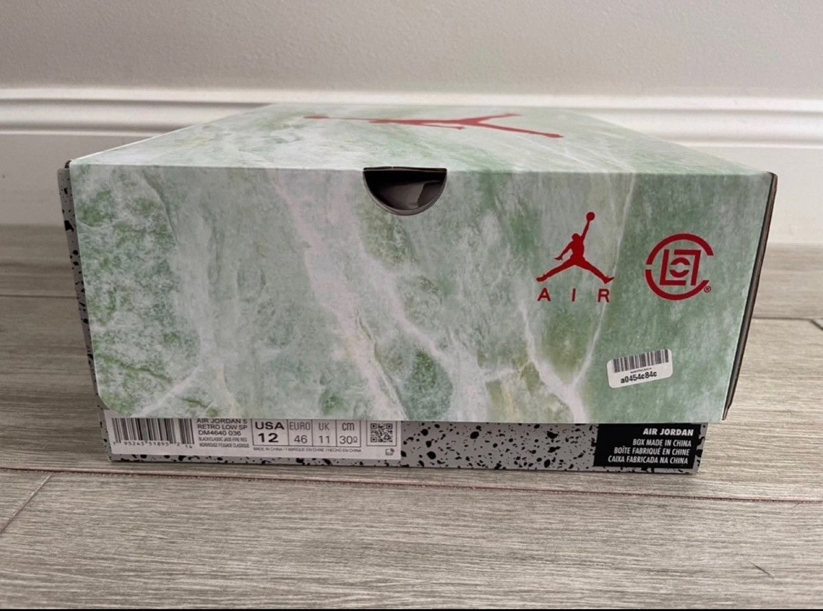 CLOT × Jordan Brand Air Jordan 5 Retro Low CLOT Classic Jade Fire Red Silver 12 Size US 12 / EU 45 - 12 Thumbnail