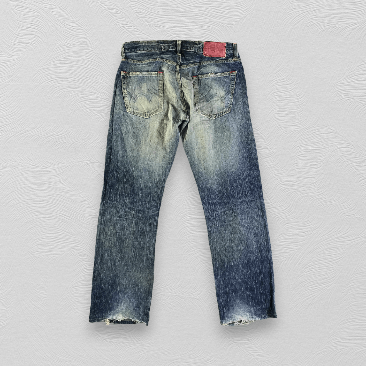 Edwin Vintage Edwin 504 Jeans Distressed Denim KJ3080 Size US 32 / EU 48 - 2 Thumbnail