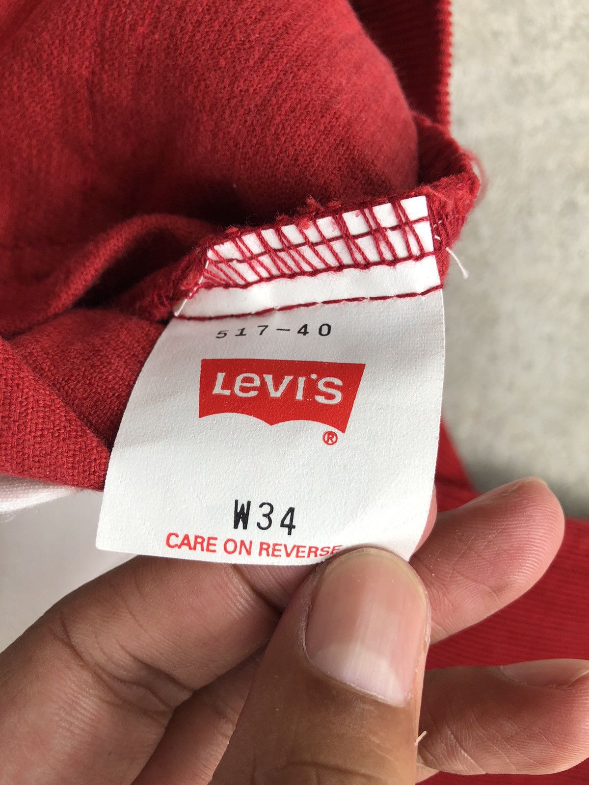 Levi's Vintage 90’s Levi’s Flared Jeans Corduroy Pants 517 Size US 33 - 15 Thumbnail