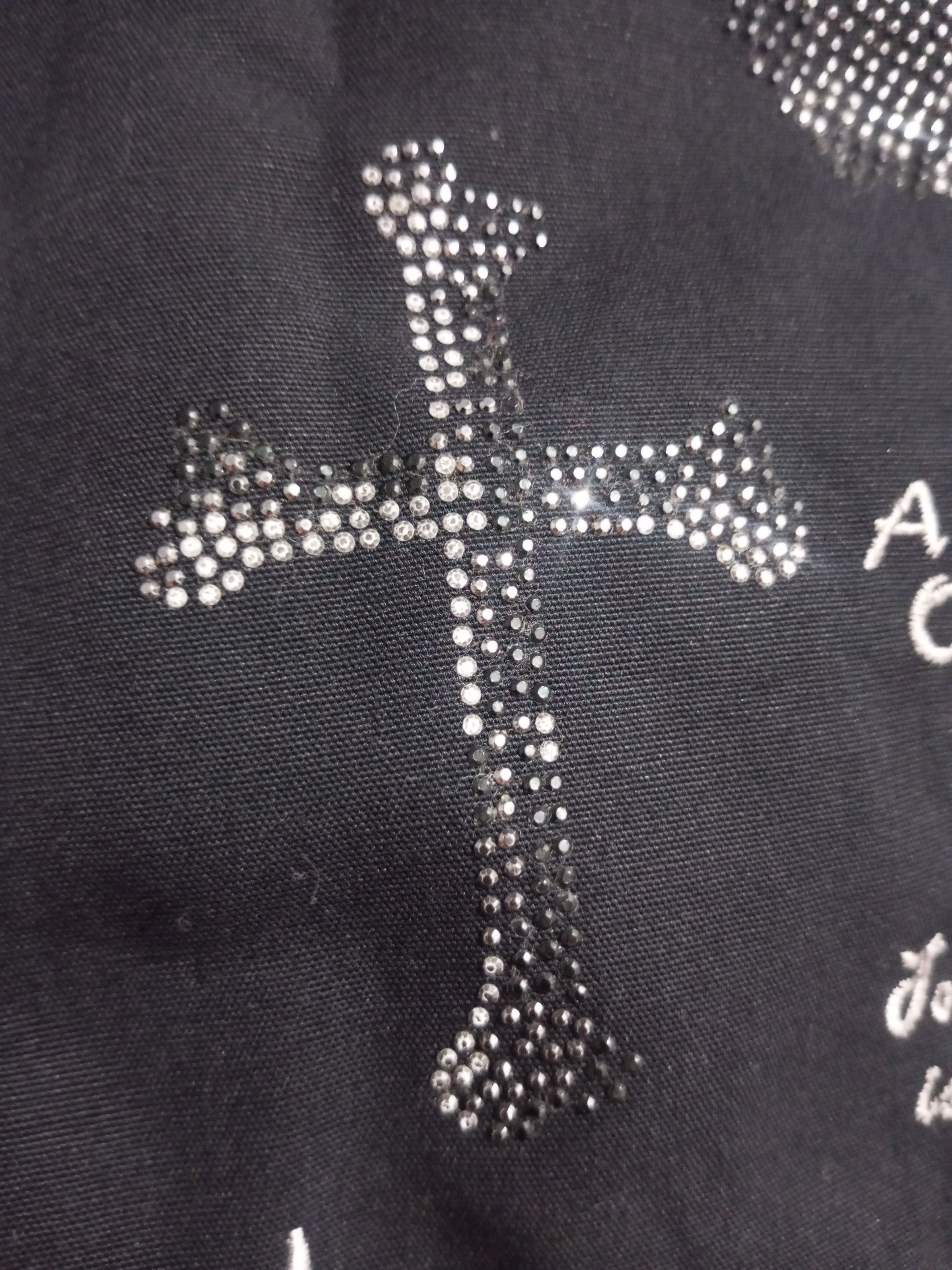 Japanese Brand cds black sense Paisley embroidery skull cross poem shirt Size US M / EU 48-50 / 2 - 8 Thumbnail