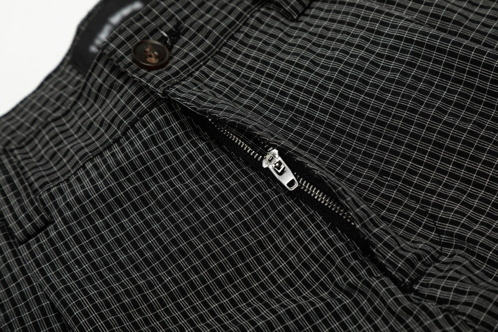 Vintage Men's American wide-leg machete casual plaid trousers Size US 32 / EU 48 - 4 Thumbnail