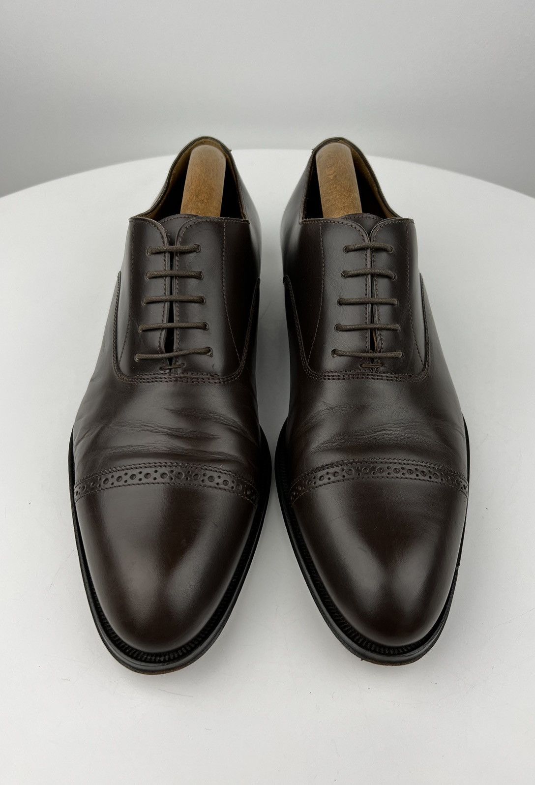 Suitsupply SUITSUPPLY Oxfords Leather Shoes Lace Up Brown Men’s Size US 10 / EU 43 - 7 Thumbnail