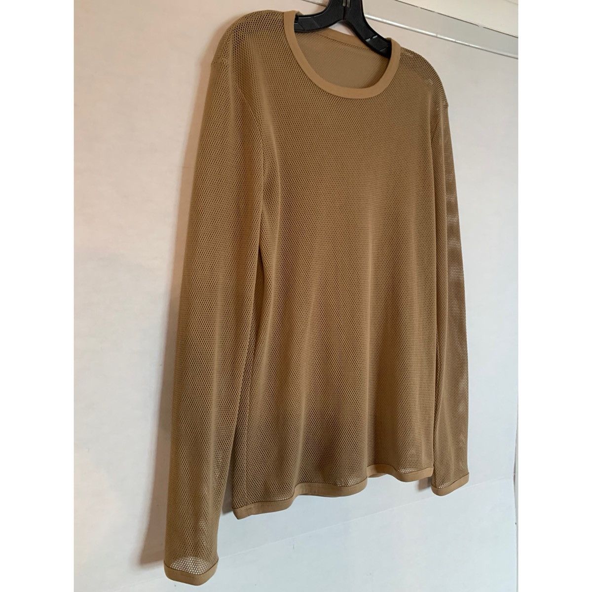 Helmut Lang HELMUT LANG BROWN LOGO MESH TOP Size US M / EU 48-50 / 2 - 10 Thumbnail