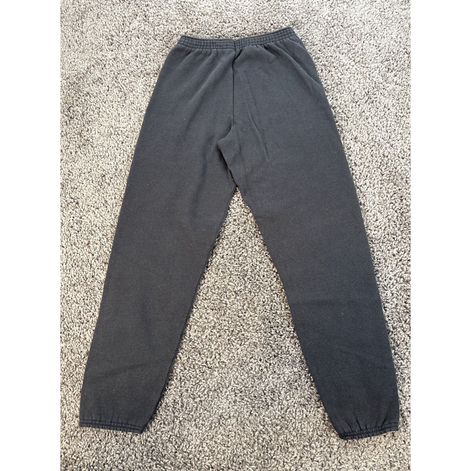 Tultex VINTAGE Tultex Sweatpants Mens 90s Black Adult L Pants Cotton Baggy Sweatpants Men Size US 33 - 6 Thumbnail