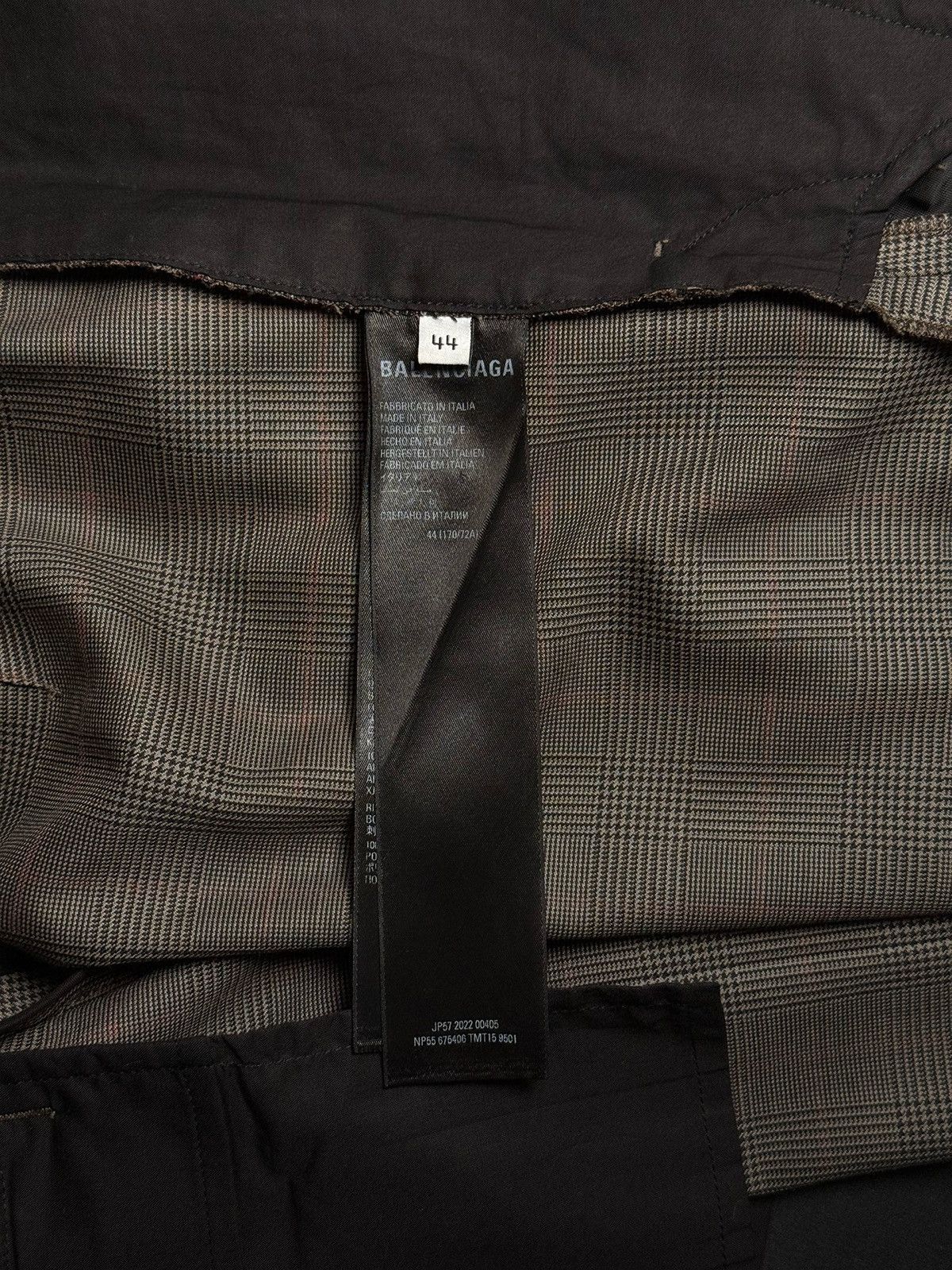 Balenciaga Balenciaga "Wardrobe" Sporty B logo checkered pants Size 30" / US 8 / IT 44 - 5 Thumbnail