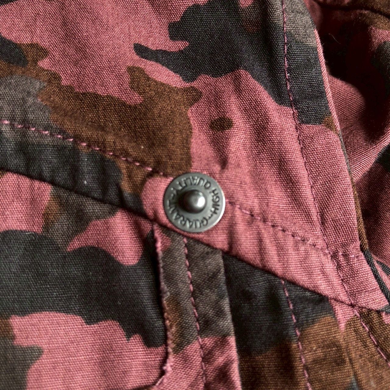 PPFM Vintage Y2K PPFM Camo Hooded Jacket Fleece Lined Size US S / EU 44-46 / 1 - 10 Thumbnail