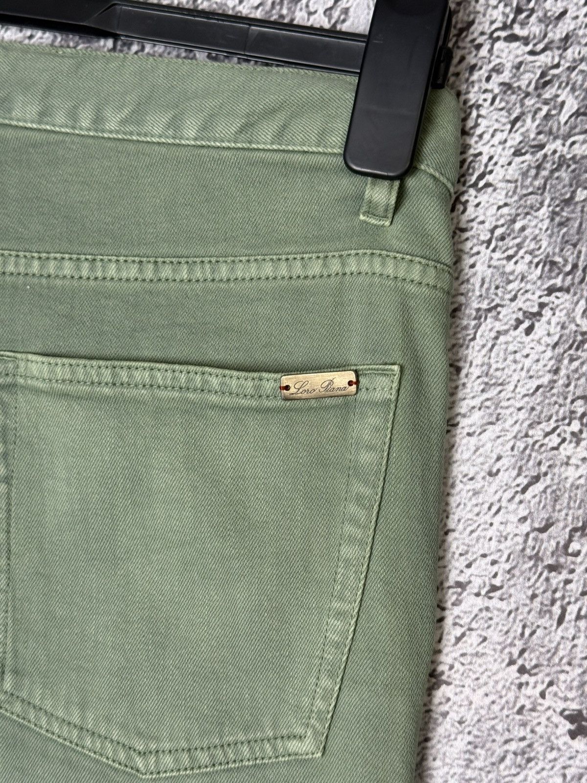 Loro Piana Loro Piana Green Jeans Denim Pants Chino Trousers Metal Logo Size US 30 / EU 46 - 5 Thumbnail