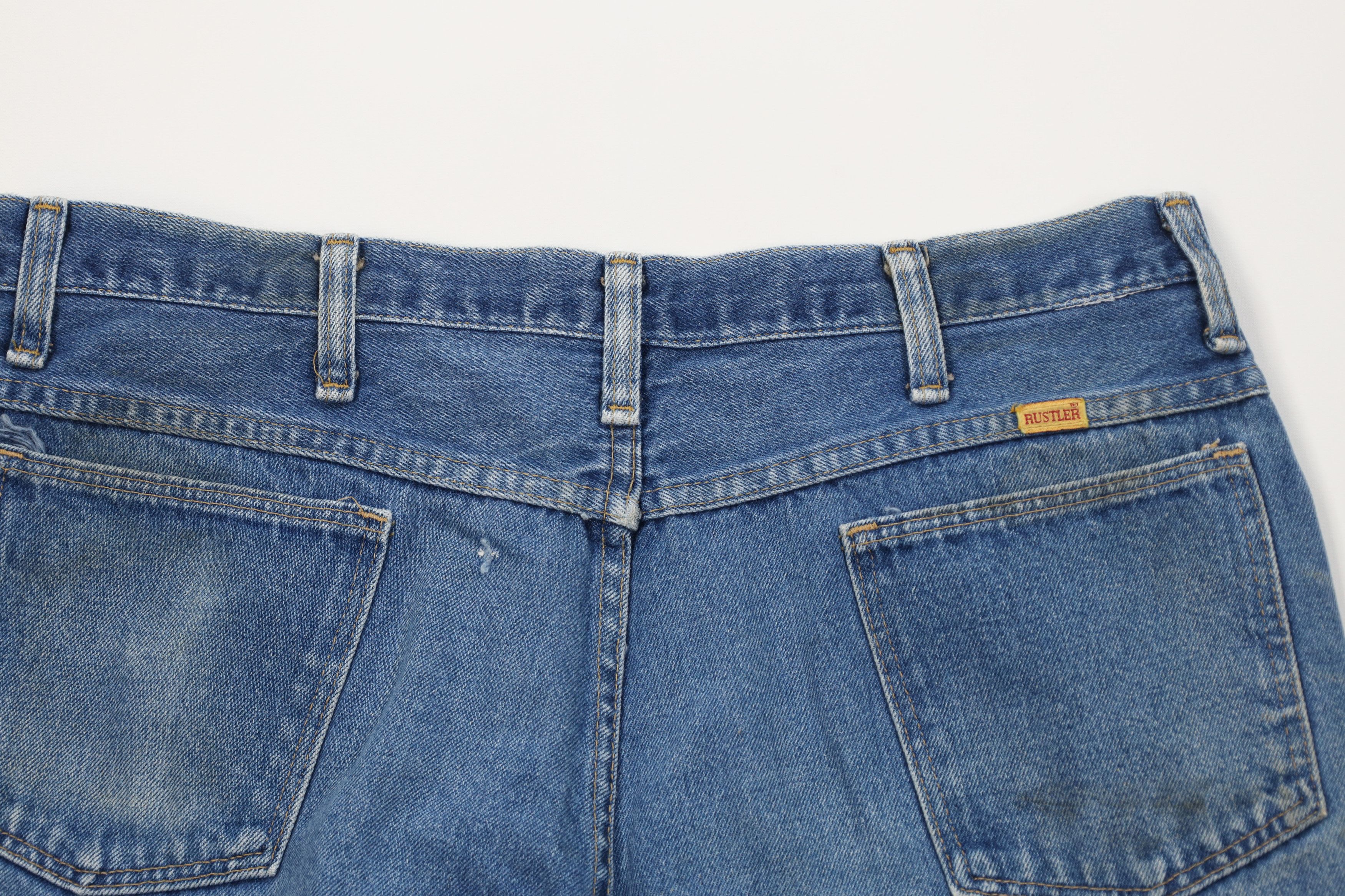 Vintage Vintage 70s 80s Streetwear Wide Leg Bootcut Denim Jeans USA Size US 36 / EU 52 - 11 Thumbnail