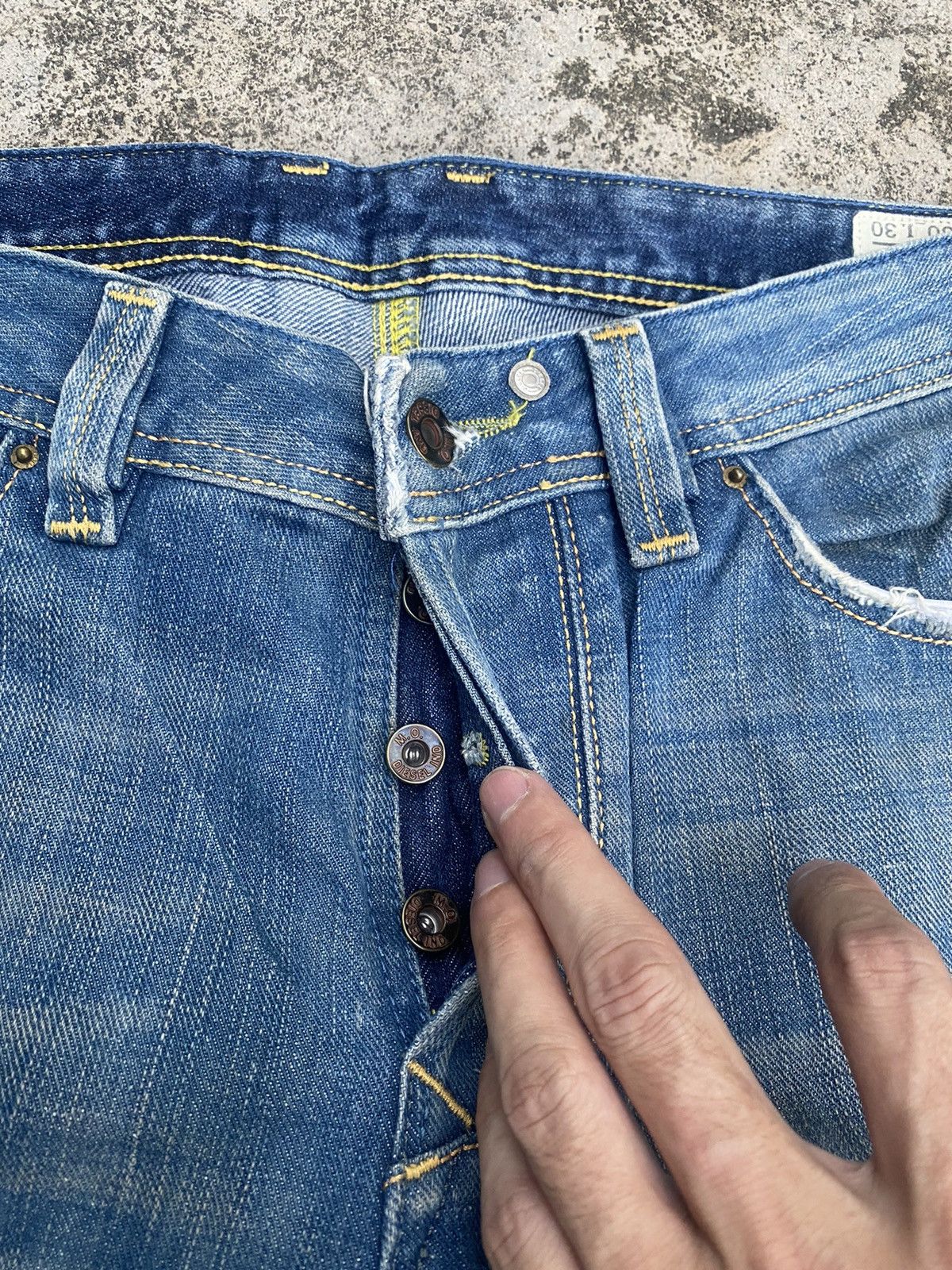Diesel Diesel Jeans Distressed Straightcut Denim Size US 34 / EU 50 - 11 Thumbnail